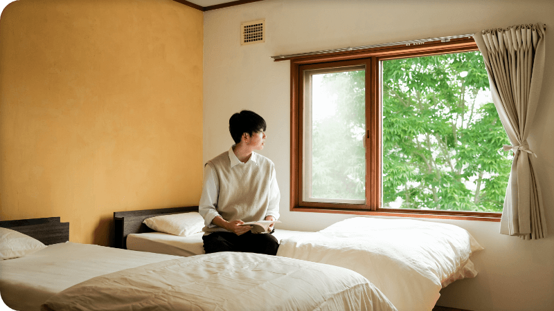 ハハハに泊まる